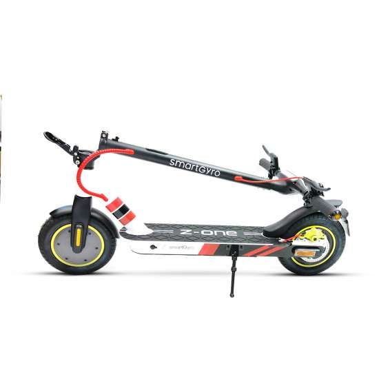 SMARTGYRO Z ONE certificado rojo plegado